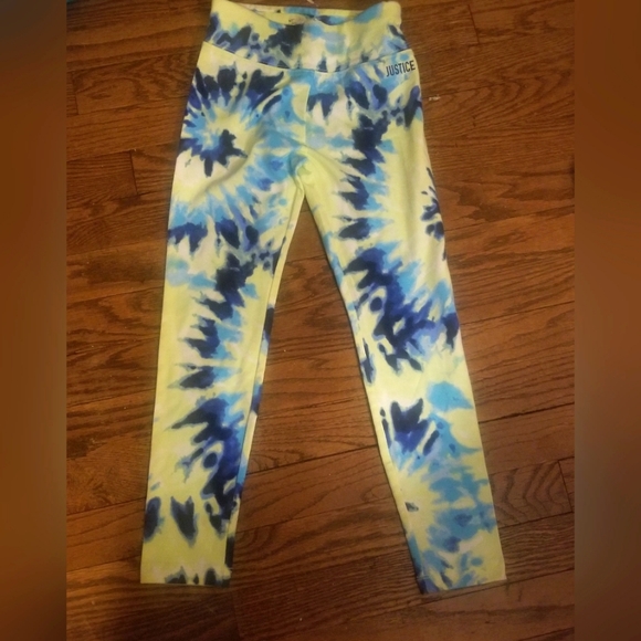 Justice Other - Girls Tiedye Leggings size 7/8 nwot
